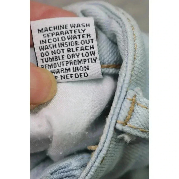 Rue 21 Women's Bell Bottoms Blue Jeans-Size 1-Stretch-Light Wash-Boho-Hippy - Picture 6 of 10